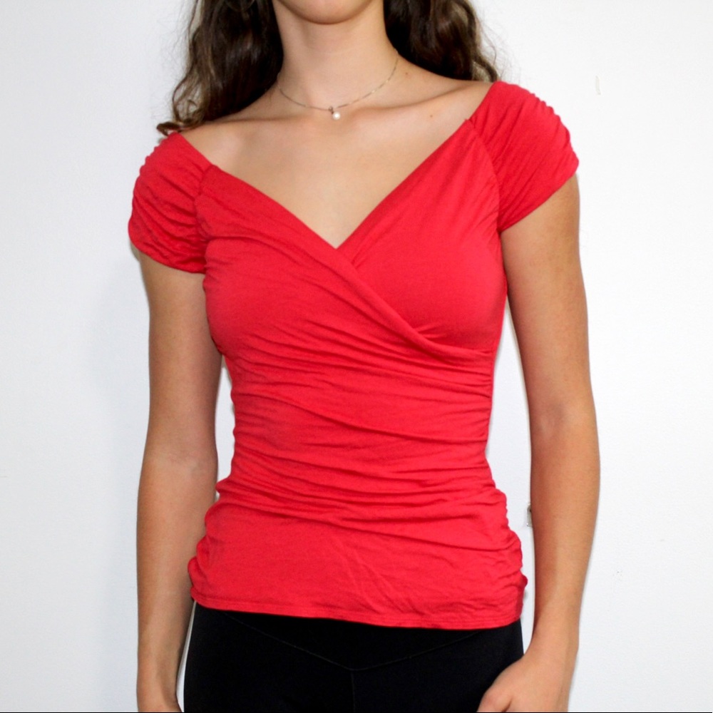 Red Off The Shoulder